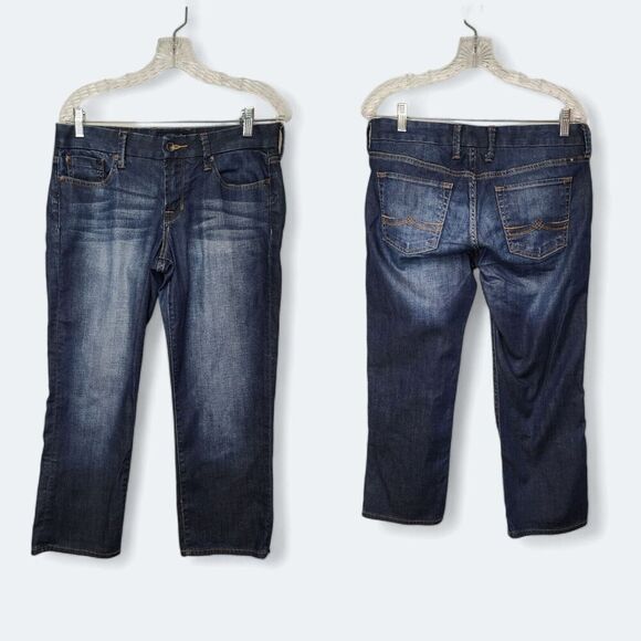 Lucky Brand Jeans Womens Size 6/28 Sweet Jean Crop Flap Mid Rise Denim - Picture 1 of 5